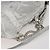 Borsa a tracolla CHANEL COCO Mark Punching in pelle 2way Silver CC Auth 197660 Argento - vista 6