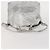 Borsa a tracolla CHANEL COCO Mark Punching in pelle 2way Silver CC Auth 197660 Argento - vista 7