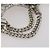 Borsa a tracolla CHANEL COCO Mark Punching in pelle 2way Silver CC Auth 197660 Argento - vista 9