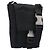 PRADA Schultertasche Nylon Schwarz Silber Auth 197869