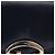 Borsa a tracolla GUCCI in pelle blu navy e tono oro Auth 201158 - vista 2