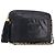 Borsa a tracolla CHANEL Matelasse con catena in pelle d'agnello nera e oro CC Auth 200959V Nero D'oro