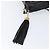 Borsa a tracolla CHANEL Matelasse con catena in pelle d'agnello nera e oro CC Auth 200959V Nero D'oro - vista 18