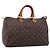 LOUIS VUITTON Monogram Speedy 35 Hand Bag M41524 LV Auth 200441A Monogramma