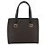 Céline Borsa a mano circolare CELINE Macadam Canvas PVC Pelle Nero Oro Auth 202882 D'oro - vista 13