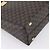 Céline Borsa a mano circolare CELINE Macadam Canvas PVC Pelle Nero Oro Auth 202882 D'oro - vista 16