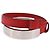 Bracciale LOEWE in pelle rossa argento autentico 203313A Rosso - vista 4