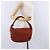 Borsa a tracolla Christian Dior in pelle marrone e oro Auth 202621V - vista 24