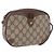 Borsa GUCCI GG Supreme Web Sherry Line PVC Beige Gold 89 02 066 Auth 201083 D'oro