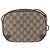 Borsa GUCCI GG Supreme Web Sherry Line PVC Beige Gold 89 02 066 Auth 201083 D'oro - vista 2