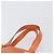 Céline CELINE Star Ball Tote Bag aus Leder Orange Goldfarben Auth 202281A - Ansicht 14