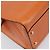Céline CELINE Star Ball Tote Bag aus Leder Orange Goldfarben Auth 202281A - Ansicht 17