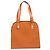 Céline CELINE Star Ball Tote Bag aus Leder Orange Goldfarben Auth 202281A - Ansicht 2