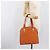 Céline CELINE Star Ball Tote Bag aus Leder Orange Goldfarben Auth 202281A - Ansicht 24