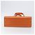 Céline CELINE Star Ball Tote Bag aus Leder Orange Goldfarben Auth 202281A - Ansicht 5