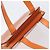 Céline CELINE Star Ball Tote Bag aus Leder Orange Goldfarben Auth 202281A - Ansicht 6