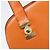 Céline CELINE Star Ball Tote Bag aus Leder Orange Goldfarben Auth 202281A - Ansicht 9