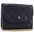 Borsa a tracolla CHANEL Matelasse con catena in pelle d'agnello nera e oro CC Auth 200579V Nero D'oro