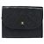 Borsa a tracolla CHANEL Matelasse con catena in pelle d'agnello nera e oro CC Auth 200579V Nero D'oro - vista 13