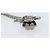 LOUIS VUITTON Collana Pendente Vivienne Metallo Nero Argento M00831 Auth 202825M - vista 10