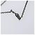 LOUIS VUITTON Collana Pendente Vivienne Metallo Nero Argento M00831 Auth 202825M - vista 18