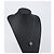 LOUIS VUITTON Collana Pendente Vivienne Metallo Nero Argento M00831 Auth 202825M - vista 22