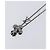 LOUIS VUITTON Collana Pendente Vivienne Metallo Nero Argento M00831 Auth 202825M - vista 3