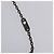 LOUIS VUITTON Collana Pendente Vivienne Metallo Nero Argento M00831 Auth 202825M - vista 8