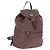 Mochila PRADA Nylon Pink Brown Auth 199345V Castaño Rosa
