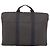 Hermès HERMES Her Line Porte Documents Handtasche Canvas Gray Silver Auth 202855A Braun Silber - Ansicht 13