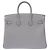 Hermès Borsa HERMES Birkin 25 in Pelle Grigia - 103898 Grigio - vista 4