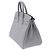 Hermès Borsa HERMES Birkin 25 in Pelle Grigia - 103898 Grigio - vista 6