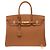 Hermès Borsa HERMES Birkin 35 in Pelle Doré - 103895 D'oro - vista 3