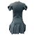Vestido sweatshirt Sacai cinza com mangas curtas e bainha com folhos - vista 3