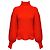 Chloé Chloe Rising Red Rollkragenpullover aus Woll- und Kaschmirstrick Rot