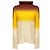 Autre Marque Sies Marjan Ivory / Yellow Multi Maren Printed Cable Turtleneck Sweater Mehrfarben
