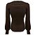 Gucci brauner Wollstrickpullover mit Verzierungen und Quasten-Details - Ansicht 3
