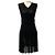 Alaïa Alaia schwarzes Strick-Skaterkleid ärmellos mit Cut-outs