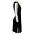 Alaïa Alaia schwarzes Strick-Skaterkleid ärmellos mit Cut-outs - Ansicht 2