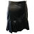 Saia mini Kaye em couro preto Veronica Beard