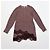 Stella Mc Cartney Stella McCartney Mini Abito in Seta e Pizzo Primavera 2012 Bianco Bordò - vista 3