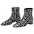 Botines Balenciaga de piel grabada efecto piel de serpiente plateada Negro Gris