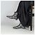 Botines Balenciaga de piel grabada efecto piel de serpiente plateada Negro Gris - vista 3