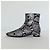 Botines Balenciaga de piel grabada efecto piel de serpiente plateada Negro Gris - vista 8