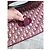 Borsa Christian Dior Monogram Oblique Bordeaux Rosa Bianco - vista 9