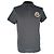 Polo Moncler Maglia com patch de logo em algodão cinza