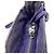 Everyday Borsa a tracolla Balenciaga Motocross Hip in camoscio viola Porpora - vista 12