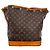 Borsa a secchiello Louis Vuitton Large Noe Monogram in tela rivestita marrone Stampa python - vista 3