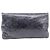 Borsa a busta Balenciaga Giant 21 Envelope in pelle nera Nero - vista 4