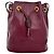 Borsa a secchiello Cartier Must De Cartier in pelle burgundy Rosso Bordò - vista 3